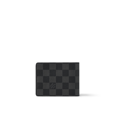 Canvas Damier Graphite Artículos Pequeños de Piel para Hombre Carteras compactas y largas Cartera Slender | Louis Vuitton ® (Ampliar producto)