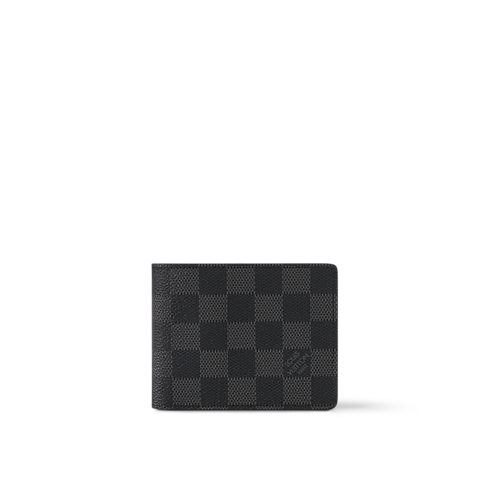Canvas Damier Graphite Artículos Pequeños de Piel para Hombre Carteras compactas y largas Cartera Slender | Louis Vuitton ® (Ampliar producto)