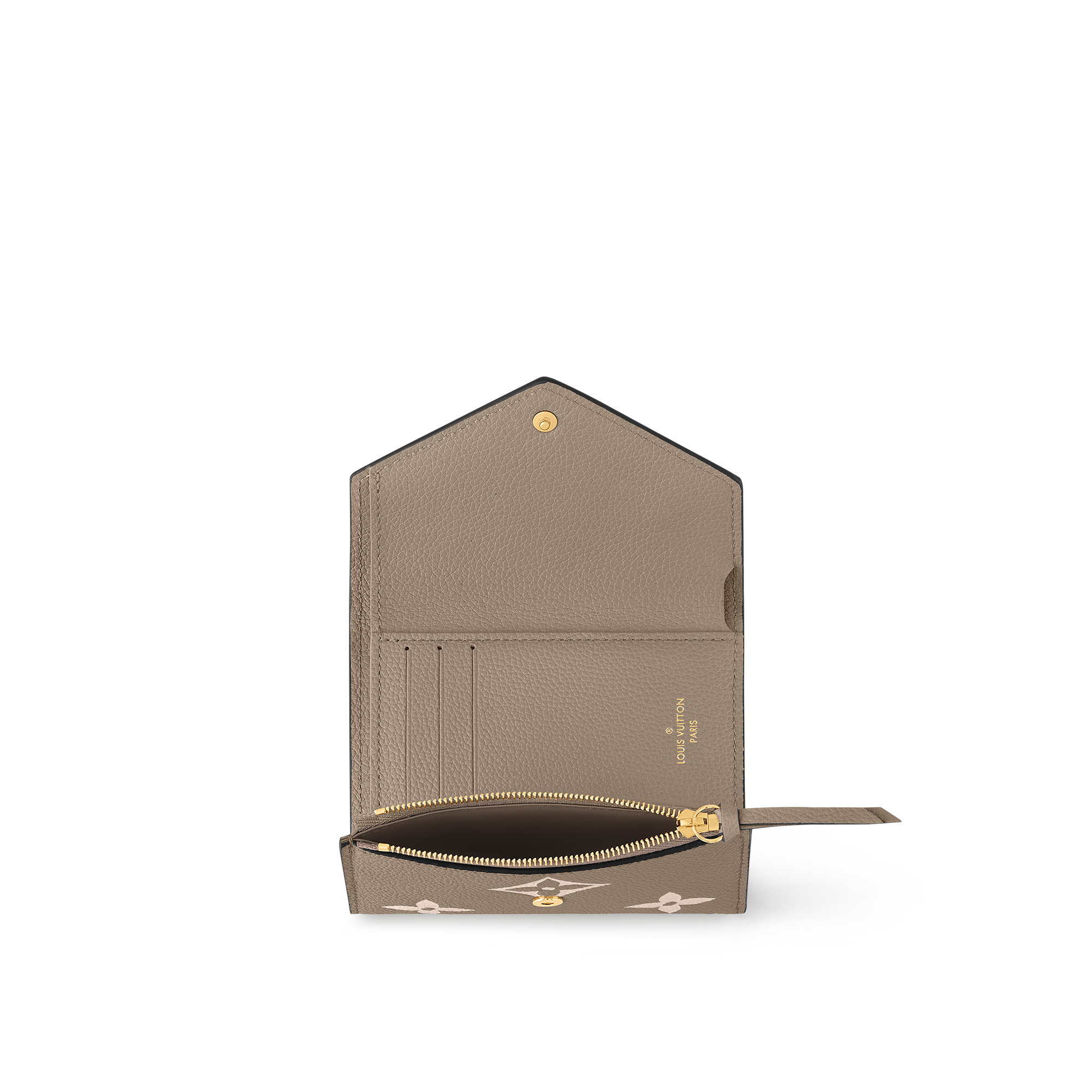 Bicolor Monogram Empreinte Leather Carteras y artículos de piel pequeños Todas las carteras y artículos de piel pequeños Cartera Victorine | Louis Vuitton ® (Ampliar producto)