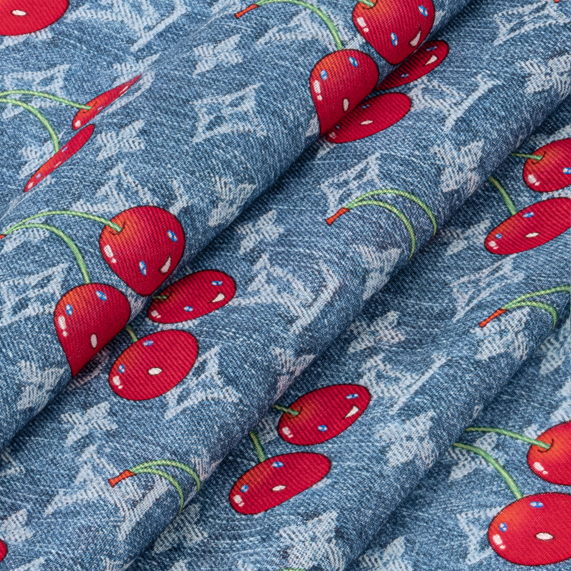 S00 Accesorios Chales y estolas Chal Denim Cerise LV x TM | Louis Vuitton ® (Ampliar producto)