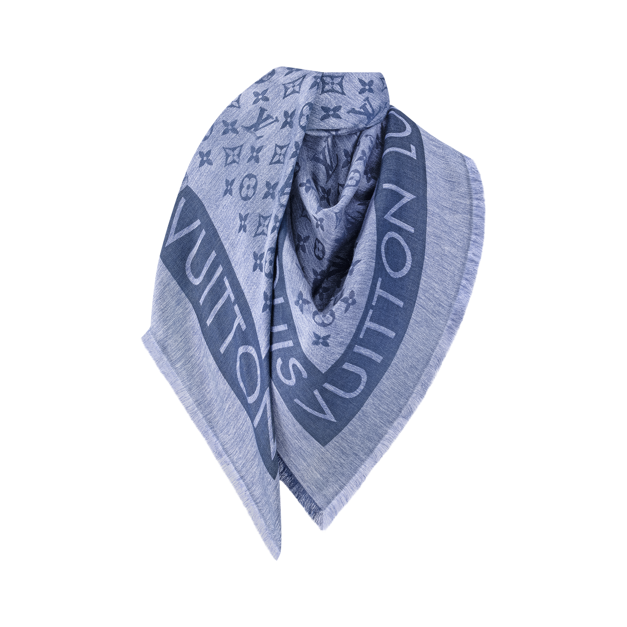 S00 Accesorios Chales y estolas Chal Lock And Go Denim | Louis Vuitton ® (Ampliar producto)