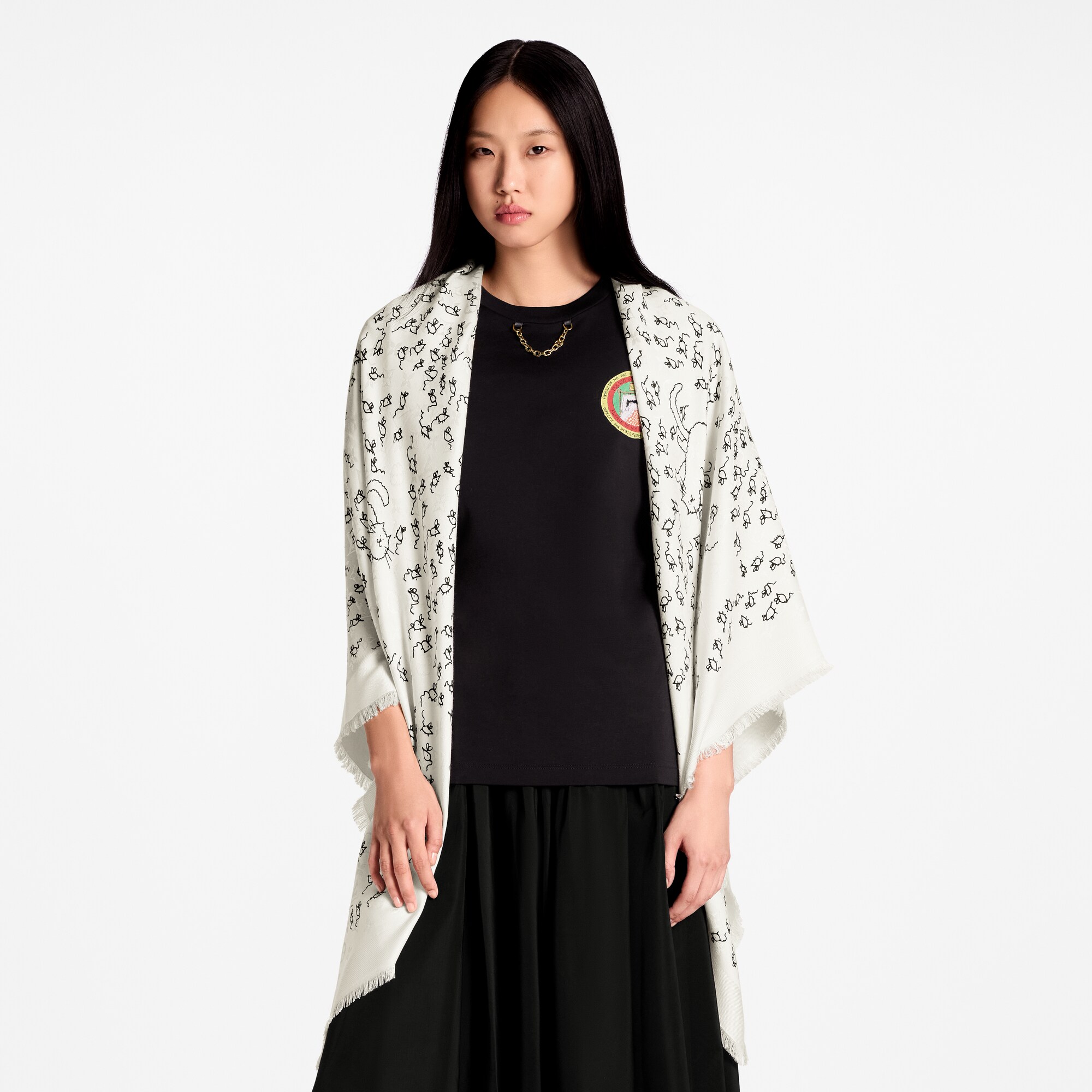 S00 Accesorios Chales y estolas Chal LV Mice Monogram Classique | Louis Vuitton ® (Ampliar producto)