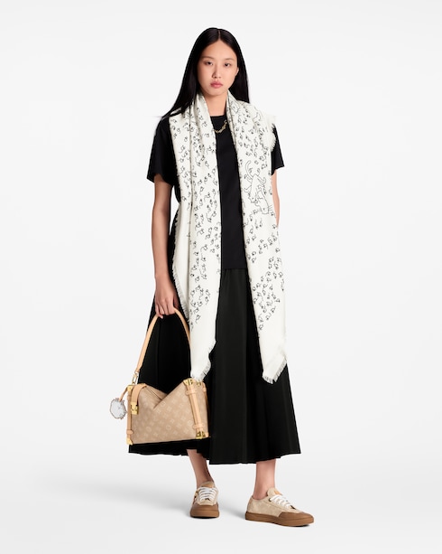 S00 Accessories Shawls and Stoles LV Mice Monogram Classique Shawl | Louis Vuitton ®
