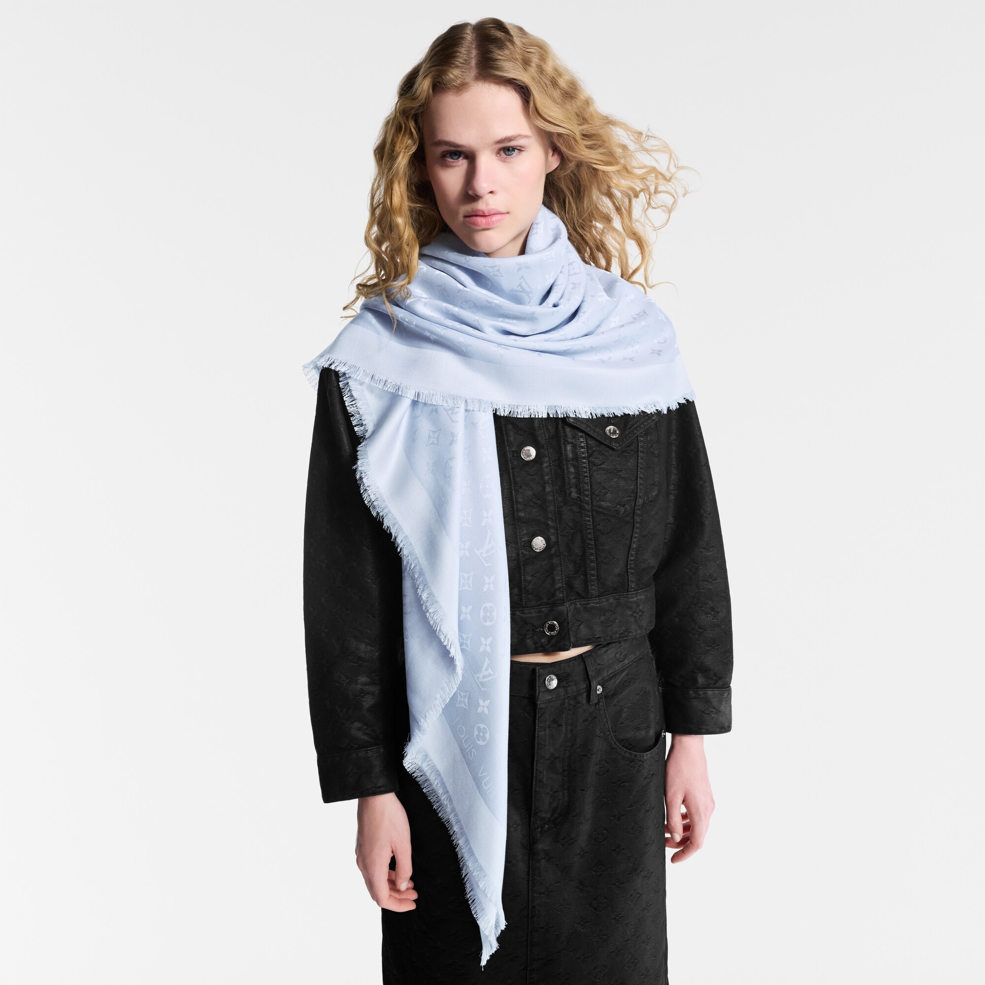 S00 Accesorios Chales y estolas Chal Monograma | Louis Vuitton ® (Ampliar producto)