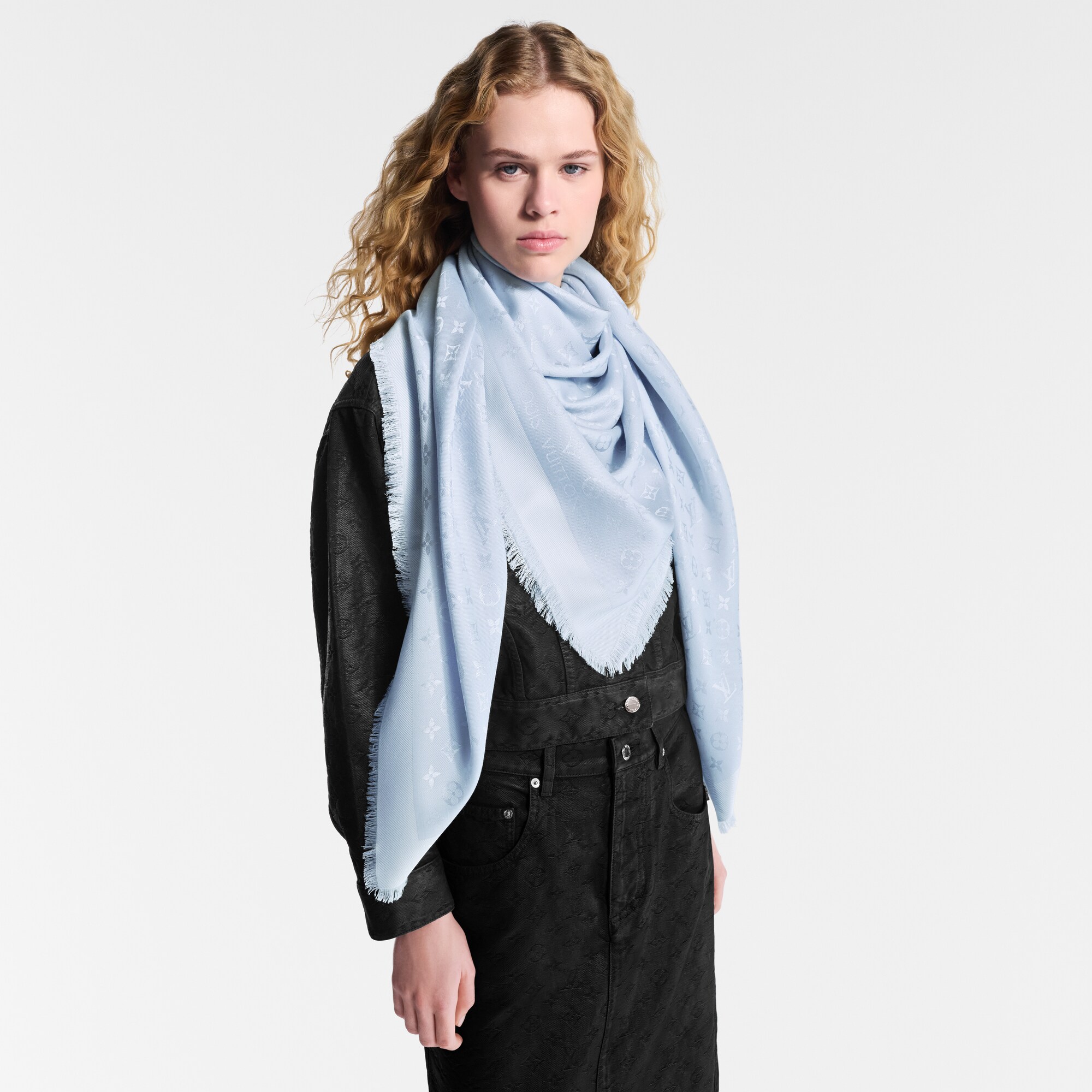 S00 Accesorios Chales y estolas Chal Monograma | Louis Vuitton ® (Ampliar producto)
