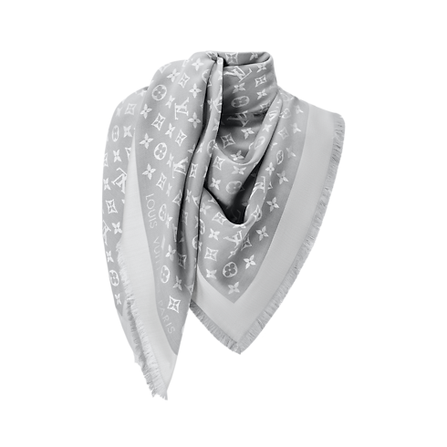 S00 Accesorios Chales y estolas Chal Monograma Denim | Louis Vuitton ® (Ampliar producto)