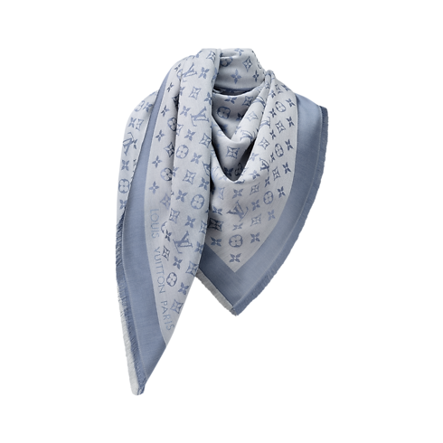 S00 Accesorios Chales y estolas Chal Monograma Denim | Louis Vuitton ® (Ampliar producto)