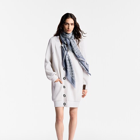 S00 Accesorios Chales y estolas Chal Monograma Denim | Louis Vuitton ® (Ampliar producto)