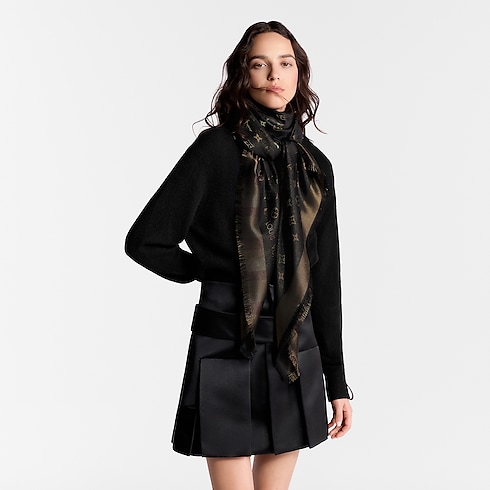 S00 Accesorios Chales y estolas Chal Monograma So Shine | Louis Vuitton ® (Ampliar producto)