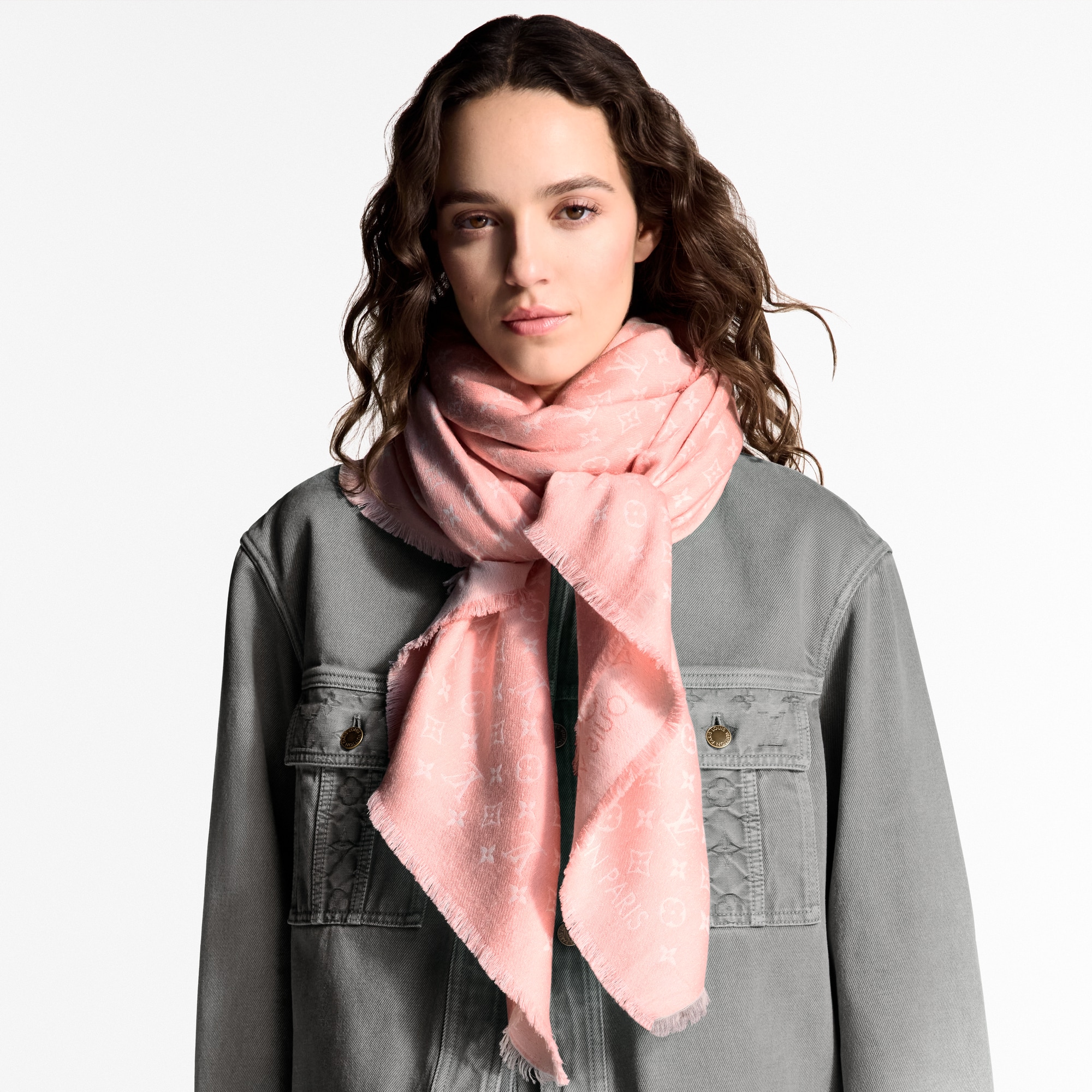 S00 Accesorios Chales y estolas Chal My Daily Denim | Louis Vuitton ® (Ampliar producto)