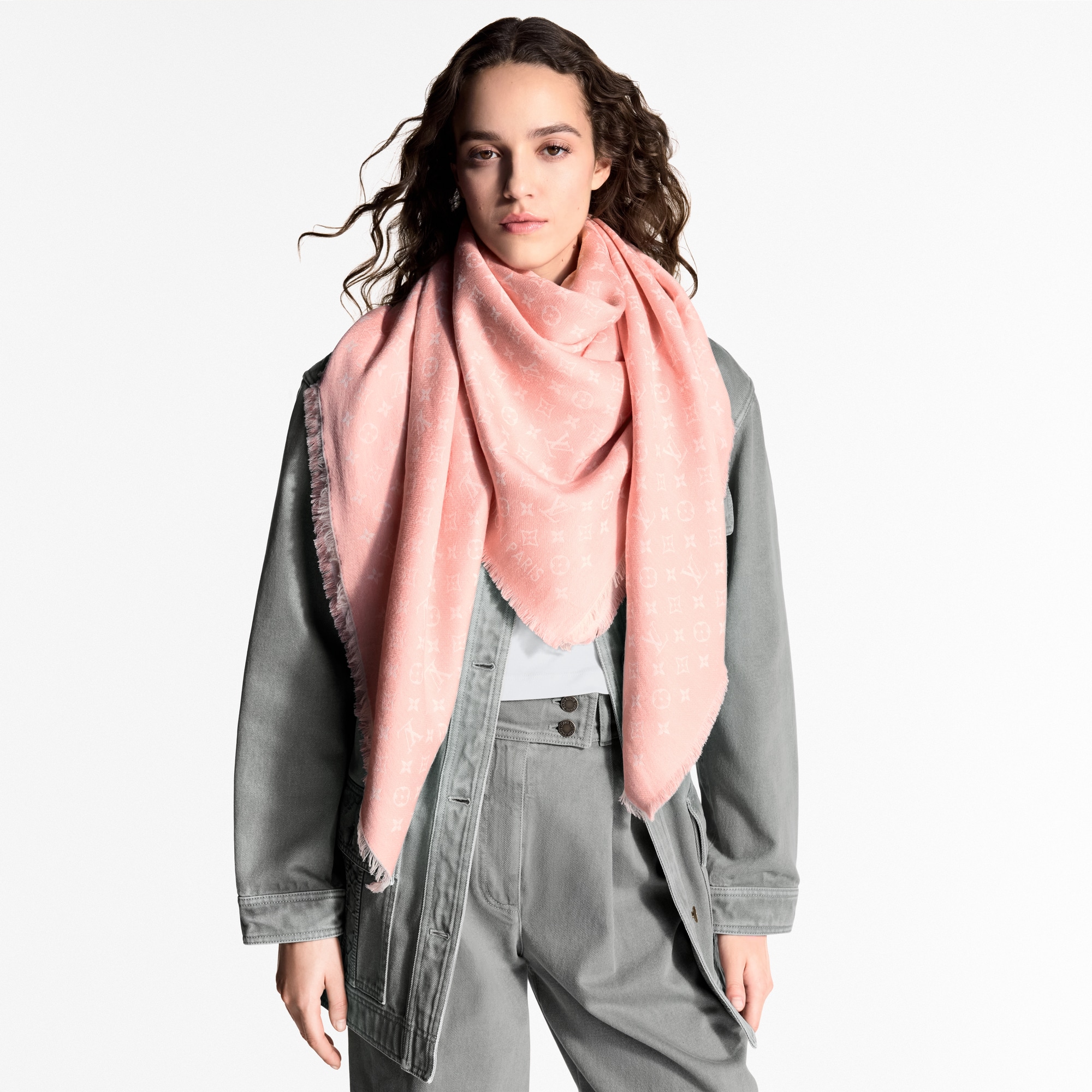 S00 Accesorios Chales y estolas Chal My Daily Denim | Louis Vuitton ® (Ampliar producto)