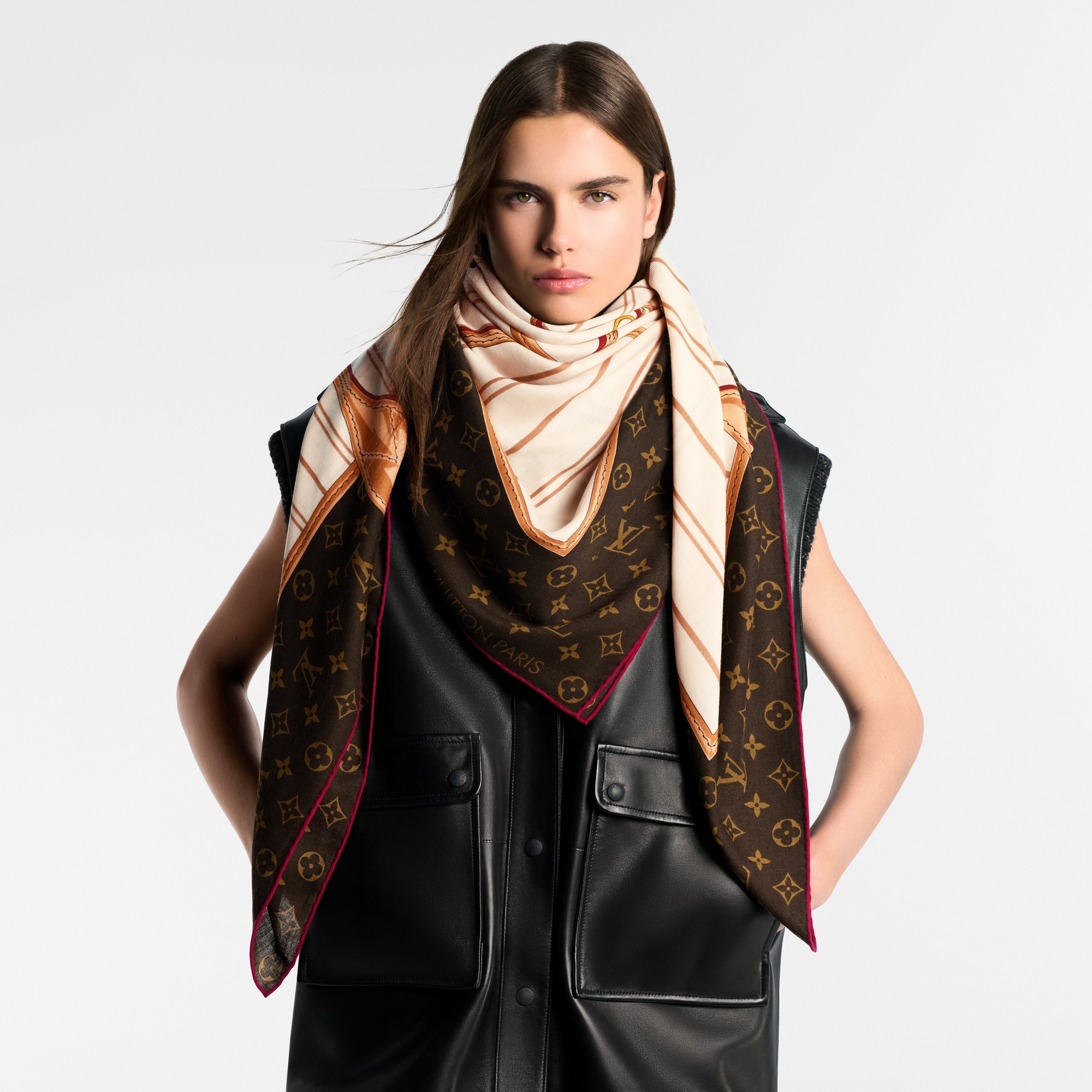 S00 Accesorios Chales y estolas Chal My Neverfull | Louis Vuitton ® (Ampliar producto)