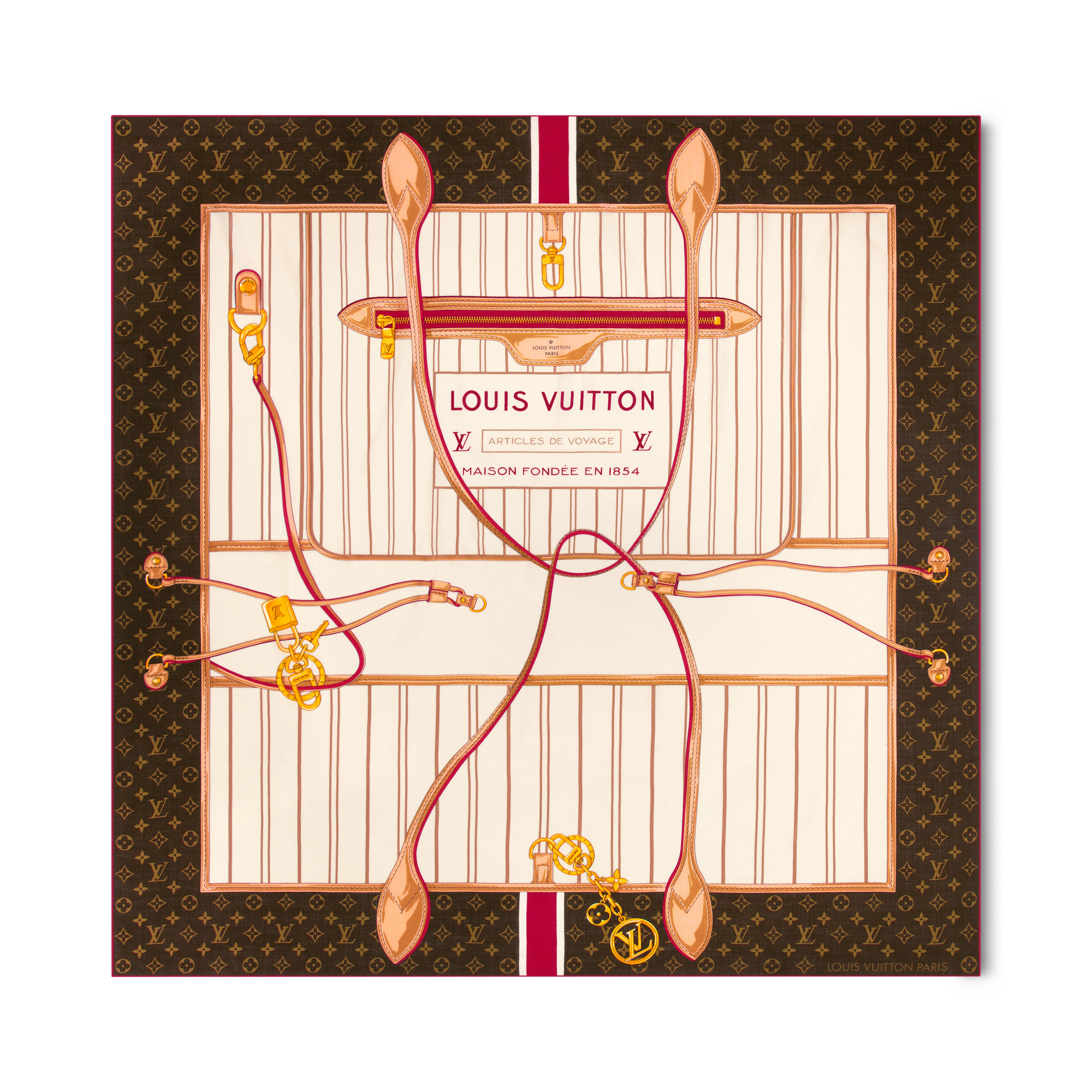 S00 Accesorios Chales y estolas Chal My Neverfull | Louis Vuitton ® (Ampliar producto)