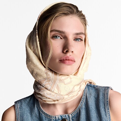 S00 Accesorios Chales y estolas Chal Ocean Bandana | Louis Vuitton ® (Ampliar producto)