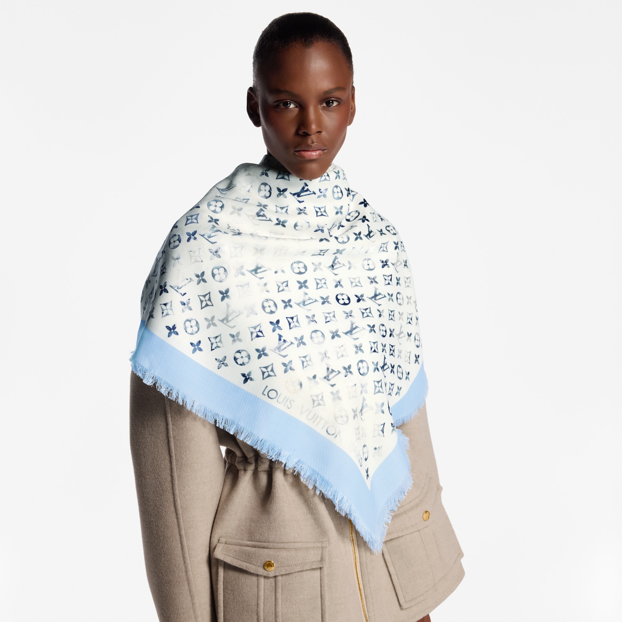 S00 Accesorios Chales y estolas Chal Sunrise Aquarelle | Louis Vuitton ® (Ampliar producto)