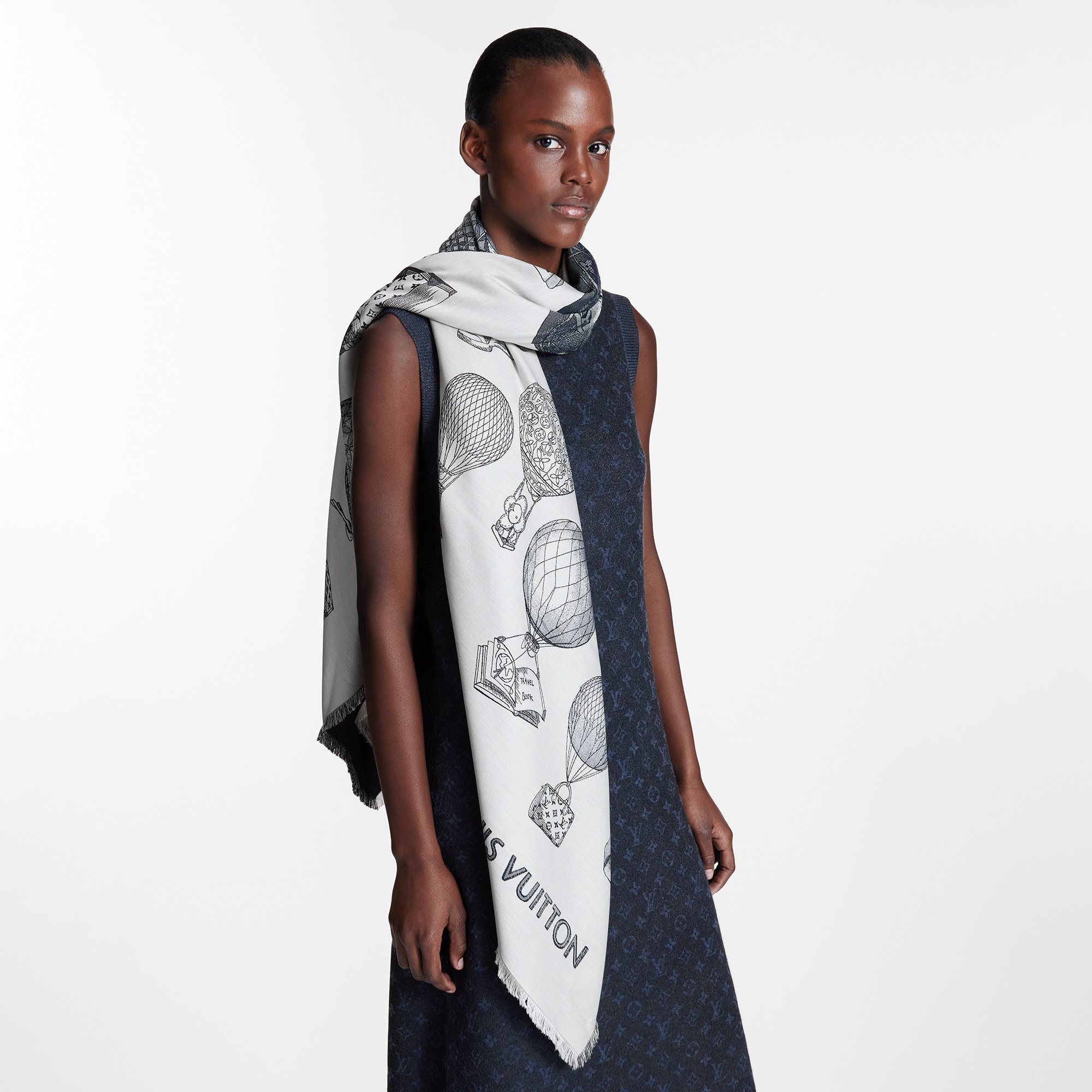 S00 Accesorios Chales y estolas Chal Up And Away | Louis Vuitton ® (Ampliar producto)