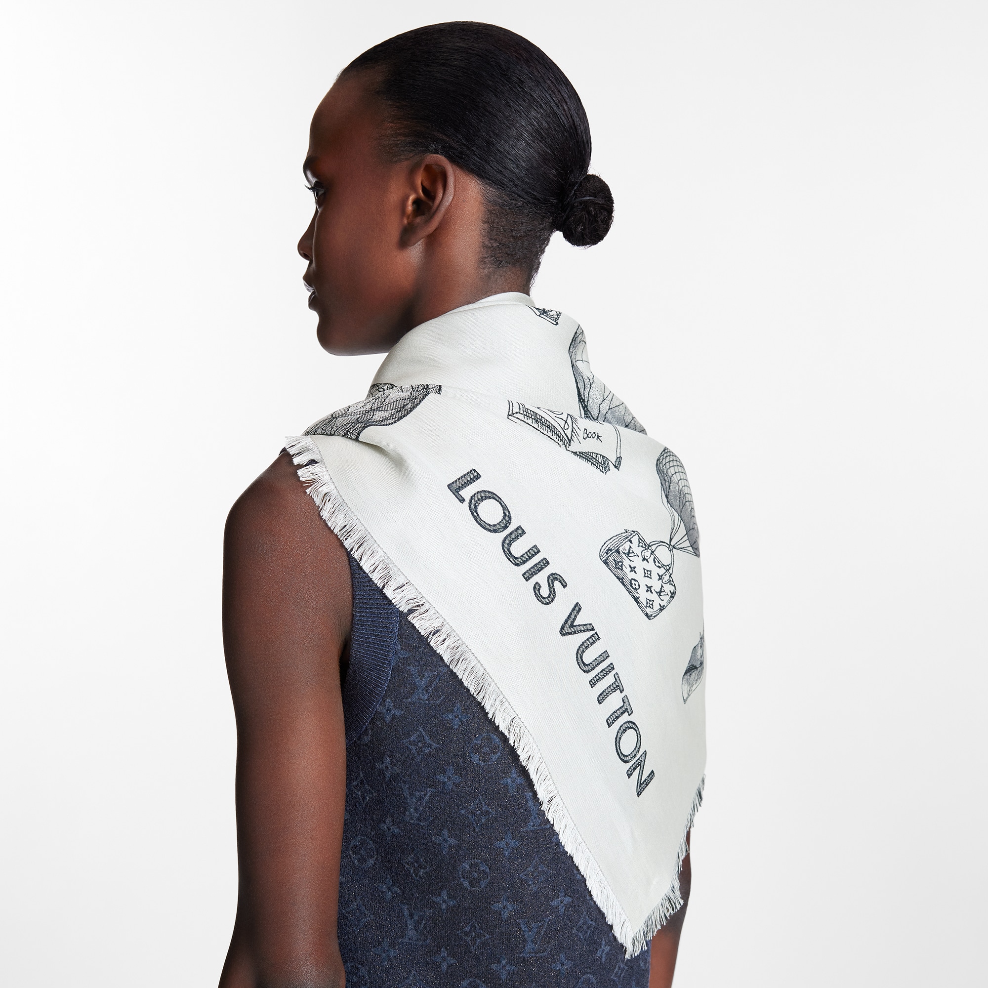 S00 Accesorios Chales y estolas Chal Up And Away | Louis Vuitton ® (Ampliar producto)