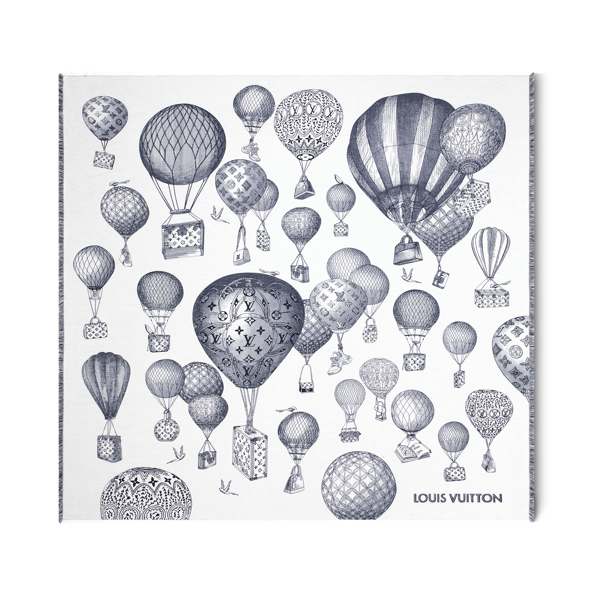 S00 Accesorios Chales y estolas Chal Up And Away | Louis Vuitton ® (Ampliar producto)