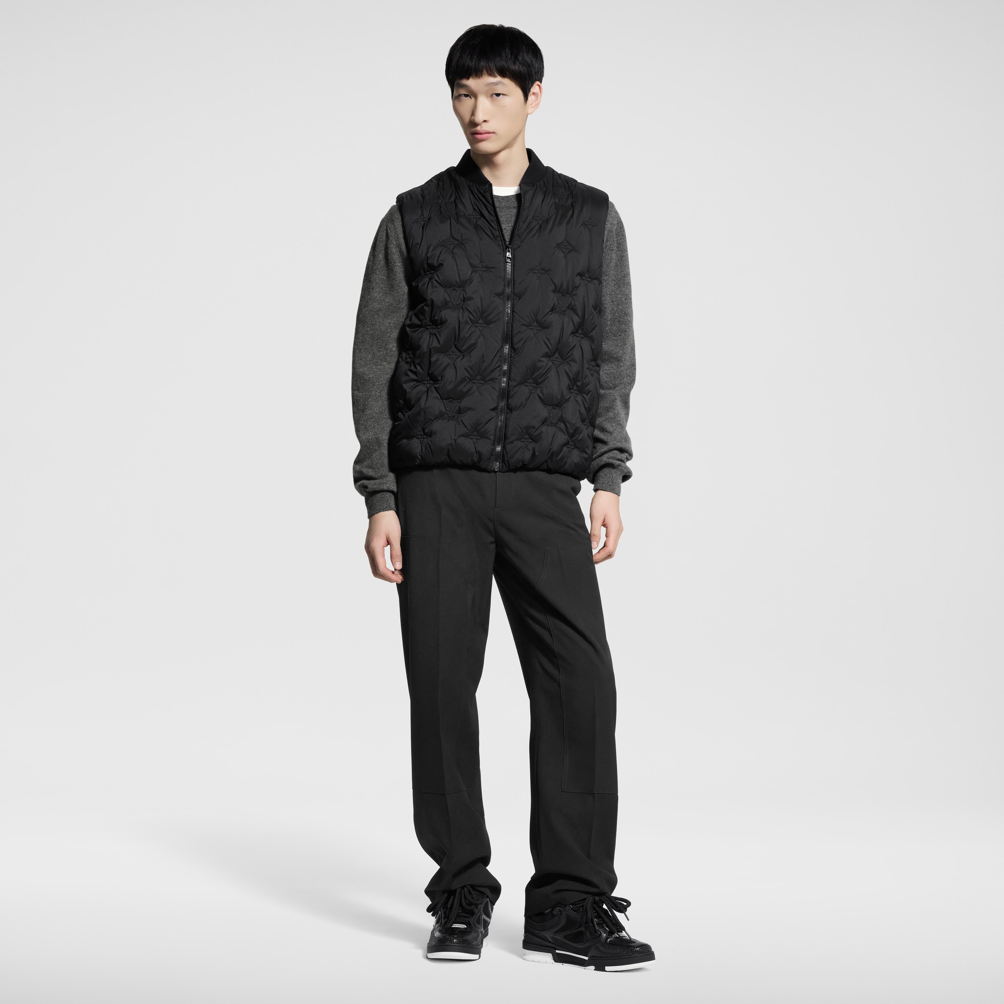  Ready to Wear Cazadoras y abrigos Chaleco acolchado en nailon Monograma | Louis Vuitton ® (Ampliar producto)