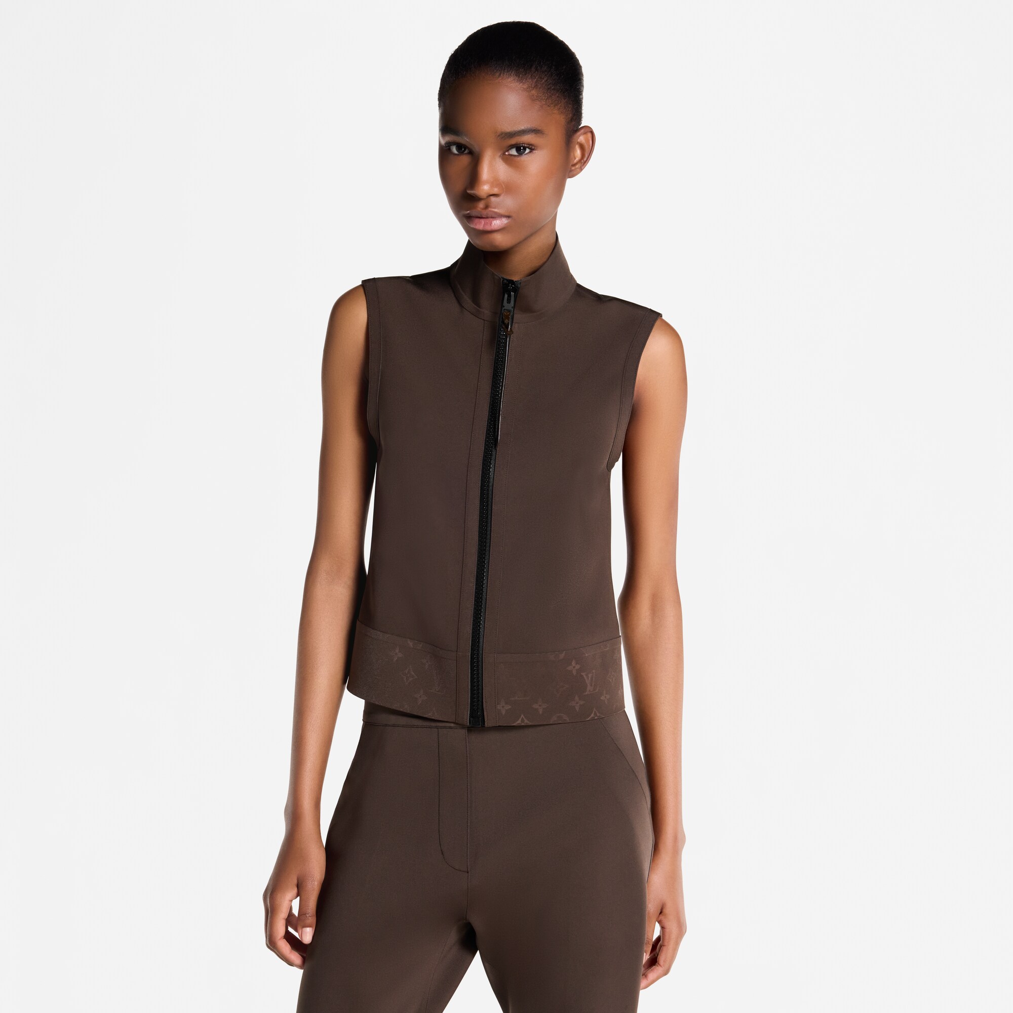  Ready to Wear Tops Chaleco con cierre en punto técnico | Louis Vuitton ® (Ampliar producto)