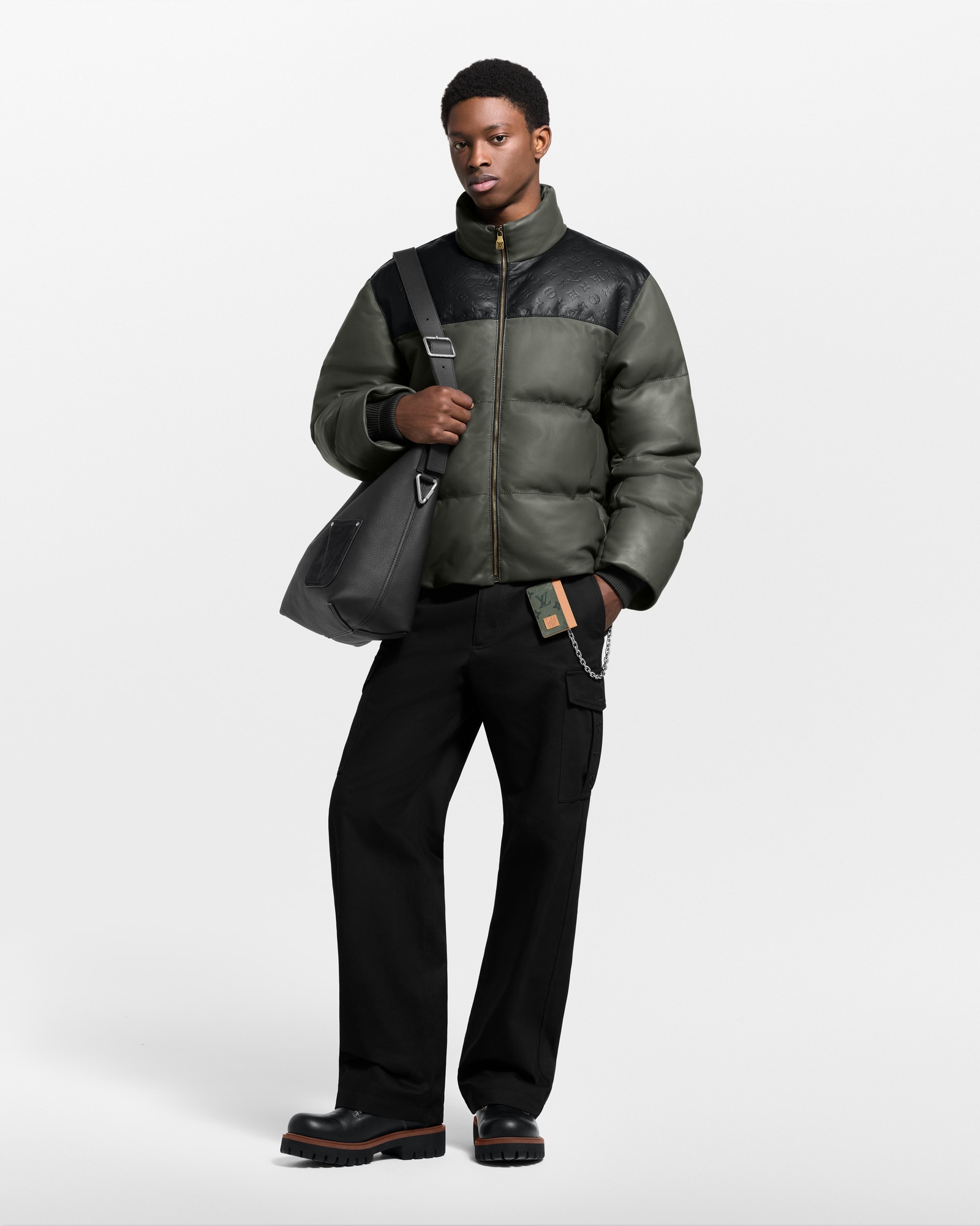 Ready-to-Wear Coats and Outerwear Leather Down Jacket | Louis Vuitton ®