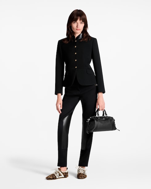 Discontinued Product Obs 10 Leather Accent Fitted Jacket | Louis Vuitton ®