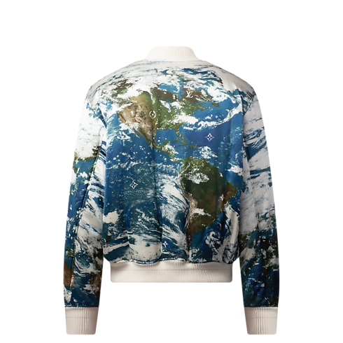 Ready to Wear Cazadoras y abrigos Chamarra bomber en mezcla de seda estampado | Louis Vuitton ® (Ampliar producto)