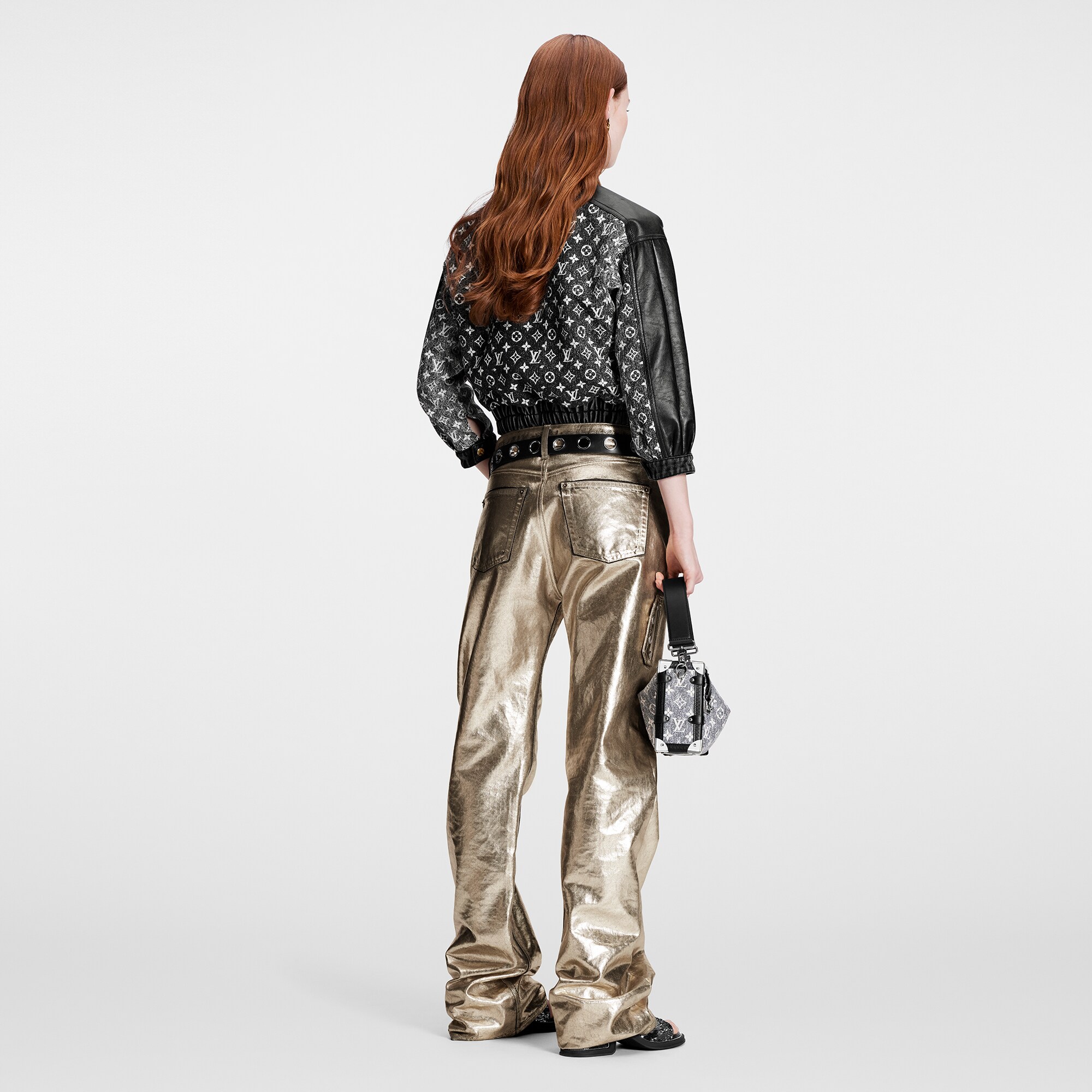  Discontinued Product Obs 7 Chamarra bomber en tejido denim Monograma | Louis Vuitton ® (Ampliar producto)