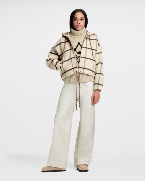 Discontinued Product Obs 10 Check Motif Hooded Jacket | Louis Vuitton ®