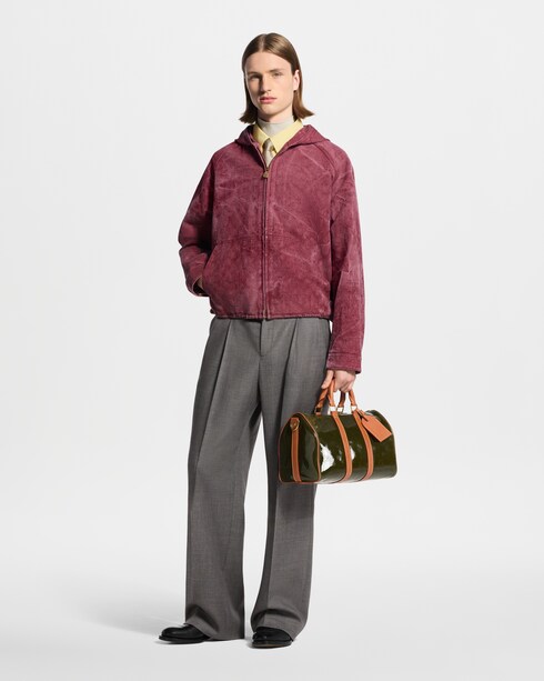 Ready-to-Wear Denim Monogram Jacquard Denim Hooded Blouson | Louis Vuitton ®