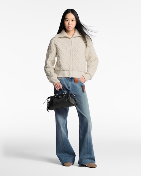 Ready-to-Wear Tricot Jaqueta Monogram com Efeito de Shearling | Louis Vuitton ®