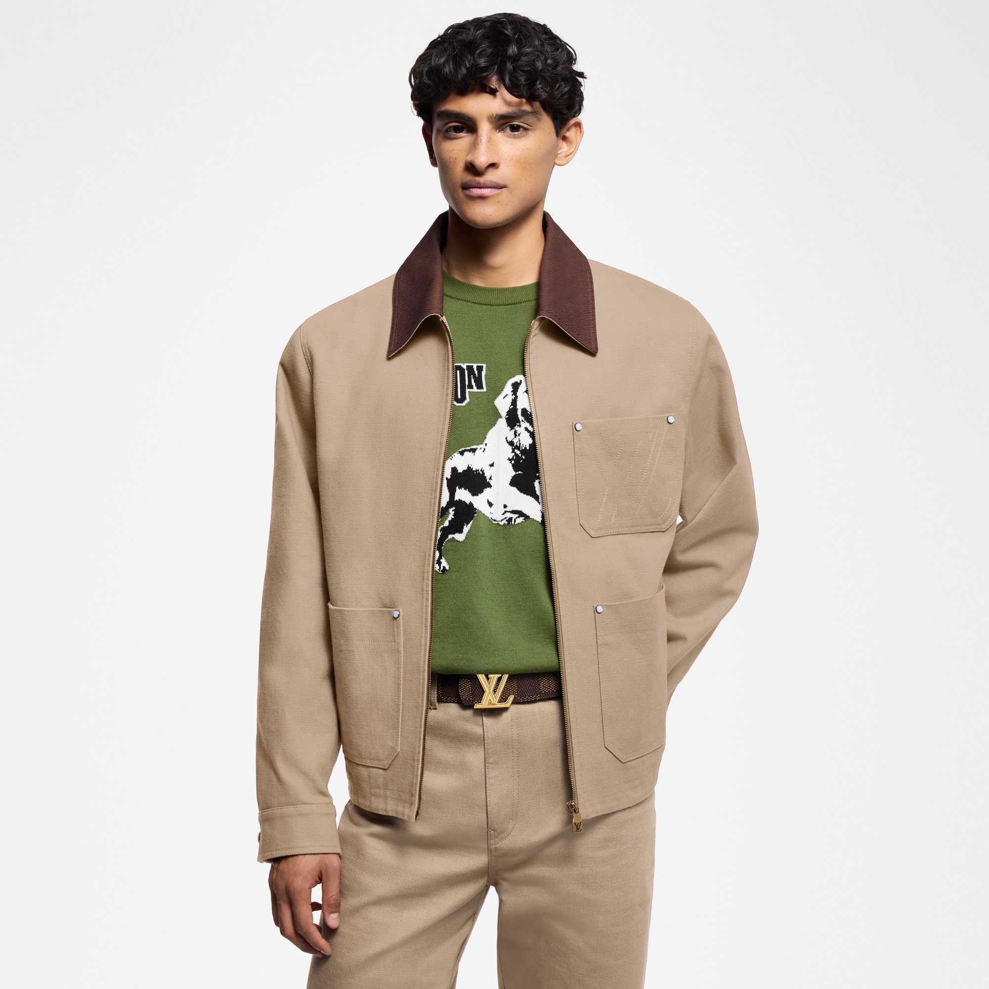  Ready to Wear Cazadoras y abrigos Chamarra de Canvas de algodón utilitaria | Louis Vuitton ® (Ampliar producto)