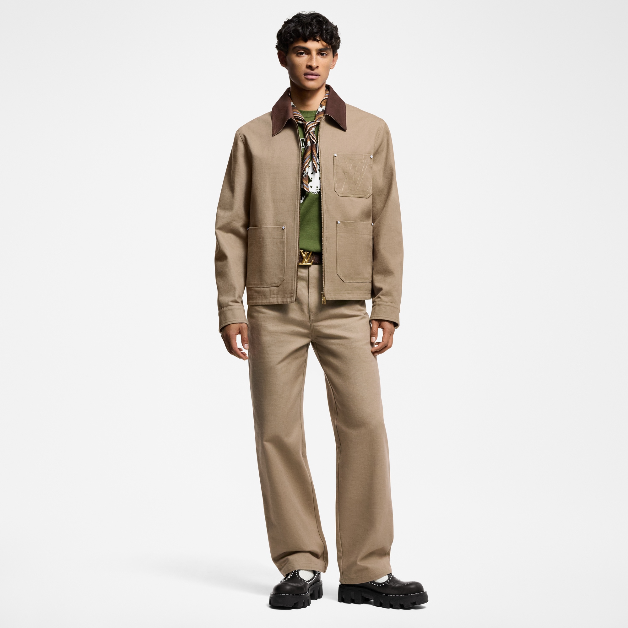  Ready to Wear Cazadoras y abrigos Chamarra de Canvas de algodón utilitaria | Louis Vuitton ® (Ampliar producto)