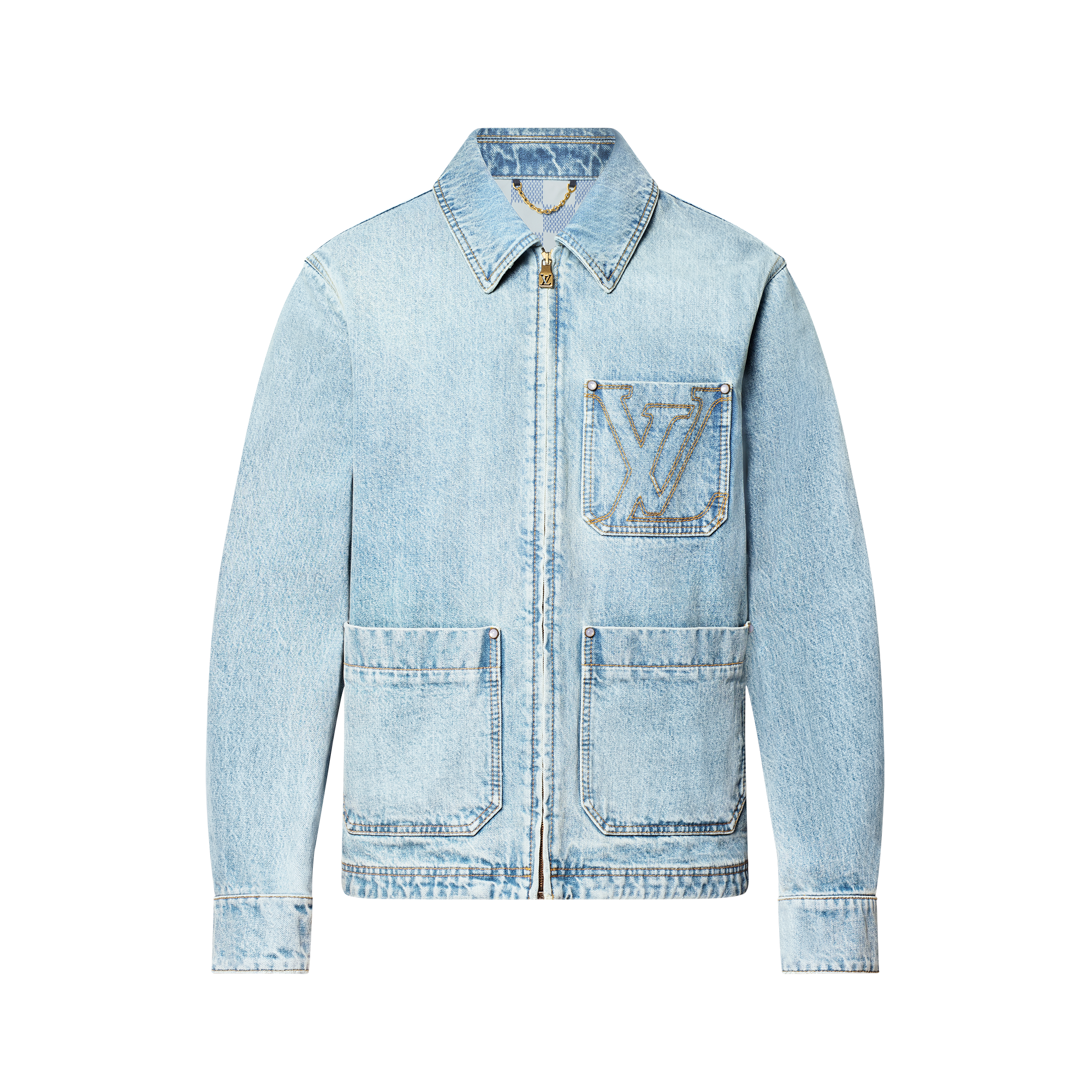  Ready to Wear Cazadoras y abrigos Chamarra de denim utilitaria LV | Louis Vuitton ® (Ampliar producto)