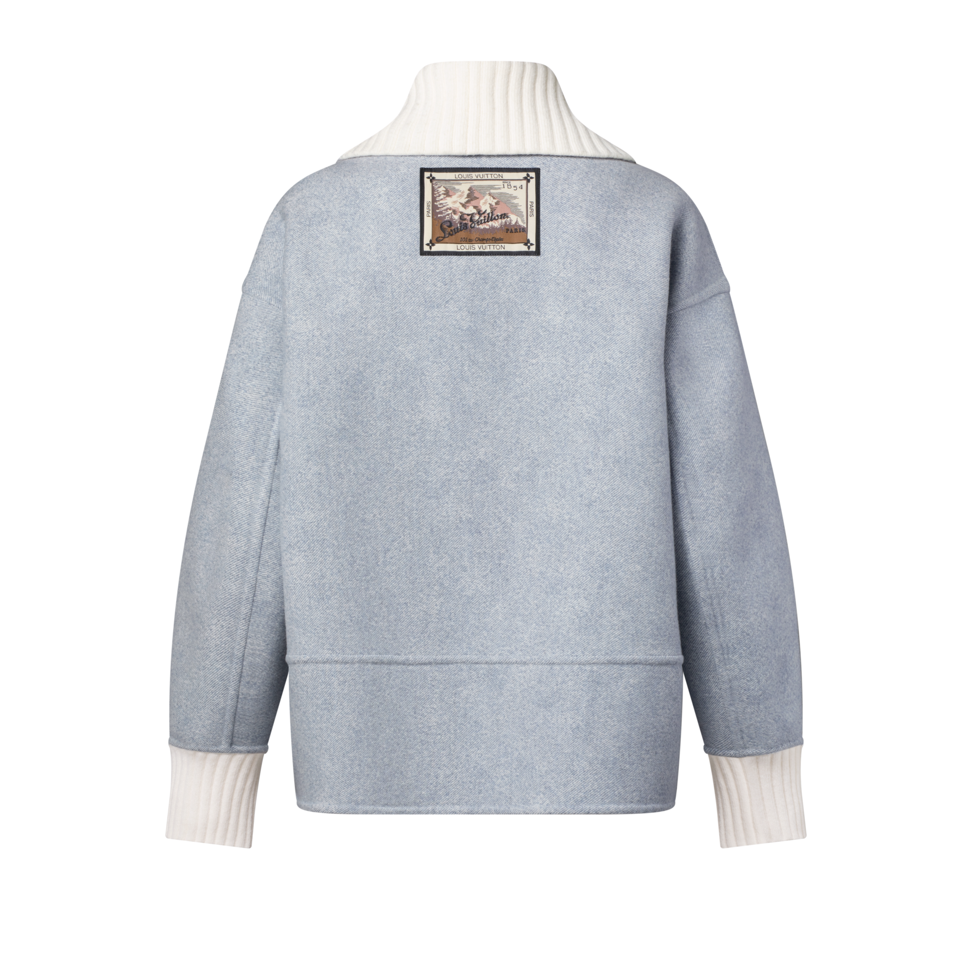  Ready to Wear Abrigos y chaquetas Chamarra de doble vista con efecto denim | Louis Vuitton ® (Ampliar producto)