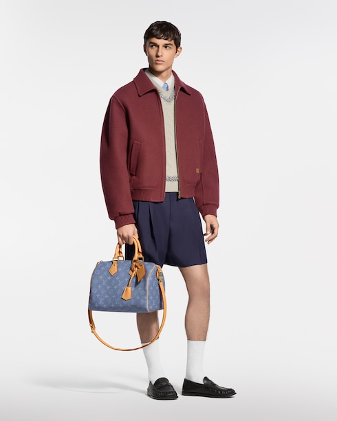 For Men Spring-Summer 2026 Show Cashmere Mix Double Face Blouson | Louis Vuitton ®