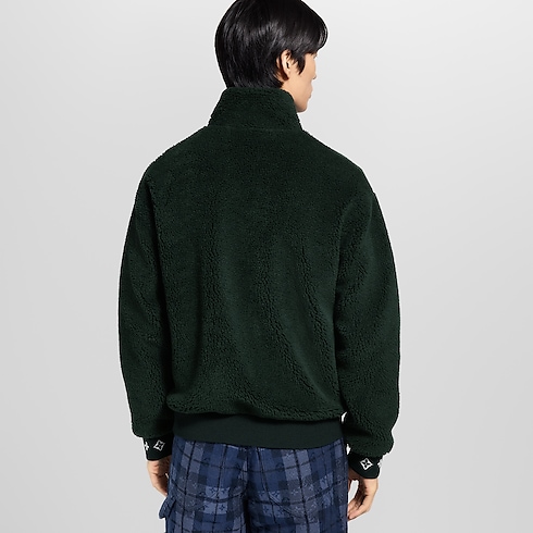 Ready to Wear Todo el Ready-To-Wear Chamarra de felpa con parche en piel | Louis Vuitton ® (Ampliar producto)