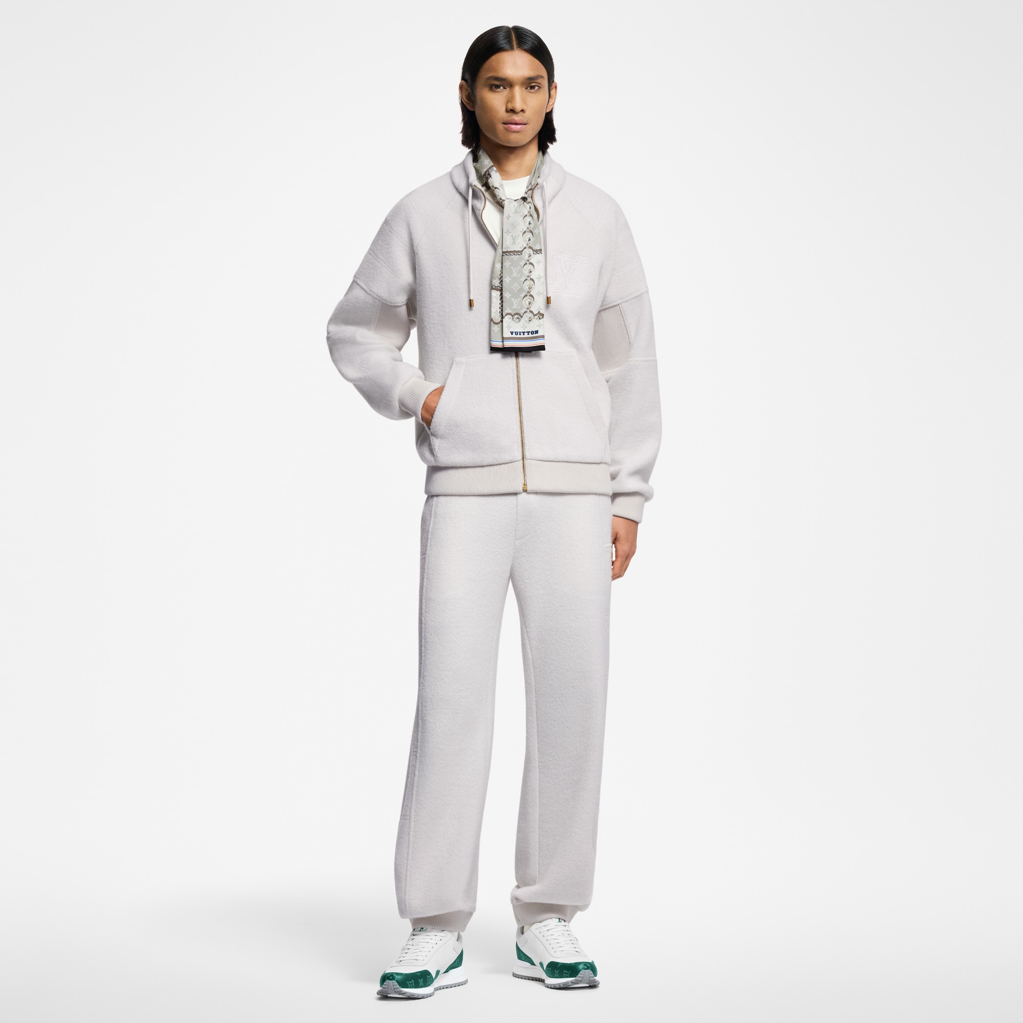  Ready to Wear Todo el Ready-To-Wear Chamarra de lana texturizada acolchada | Louis Vuitton ® (Ampliar producto)