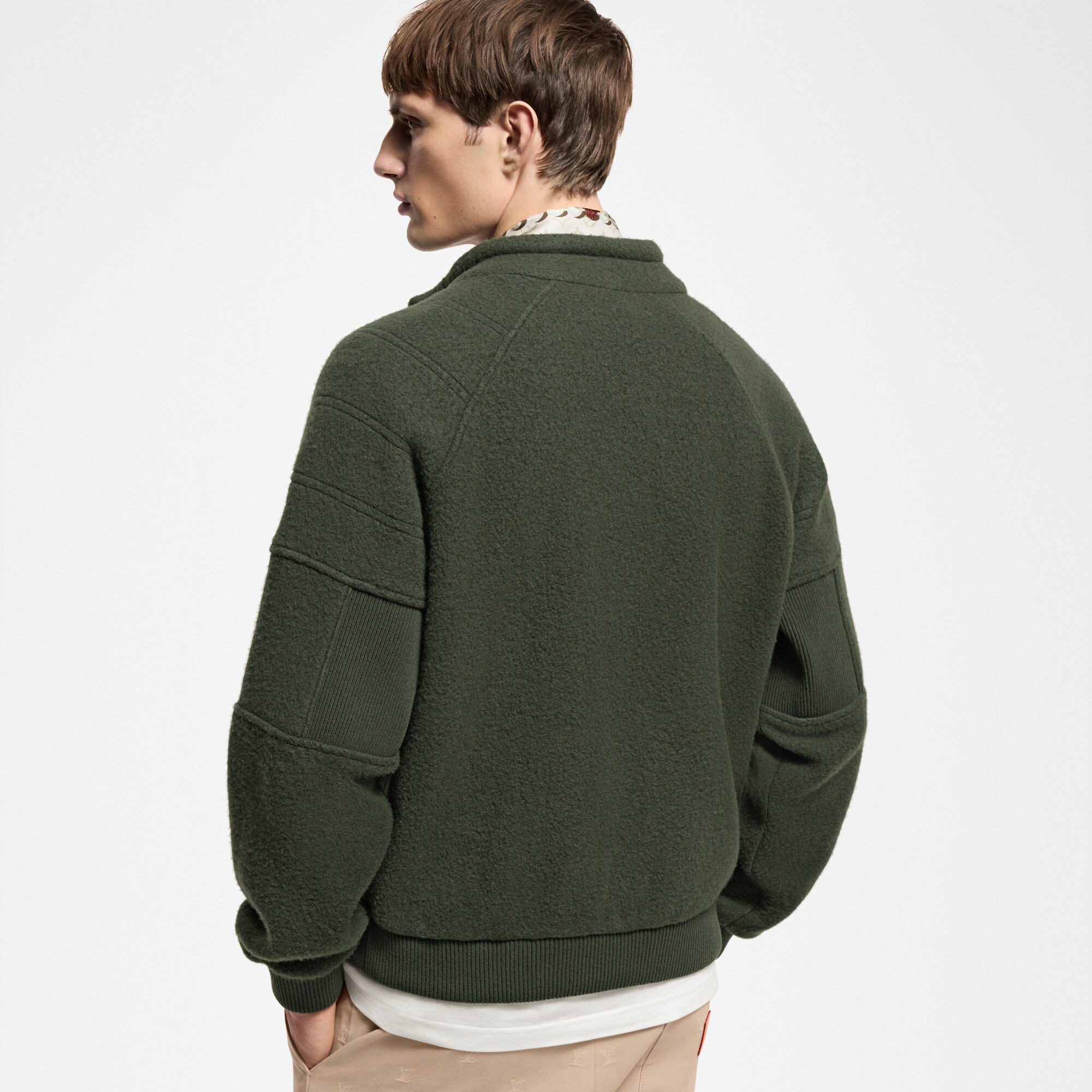  Ready to Wear Todo el Ready-To-Wear Chamarra de lana texturizada acolchada | Louis Vuitton ® (Ampliar producto)