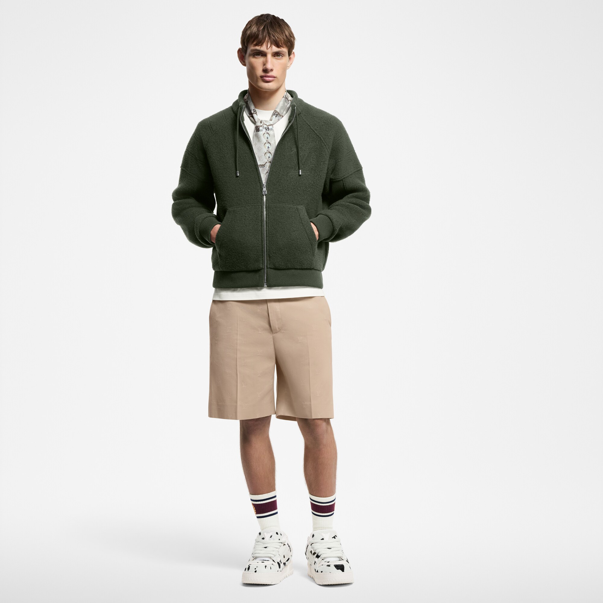  Ready to Wear Todo el Ready-To-Wear Chamarra de lana texturizada acolchada | Louis Vuitton ® (Ampliar producto)
