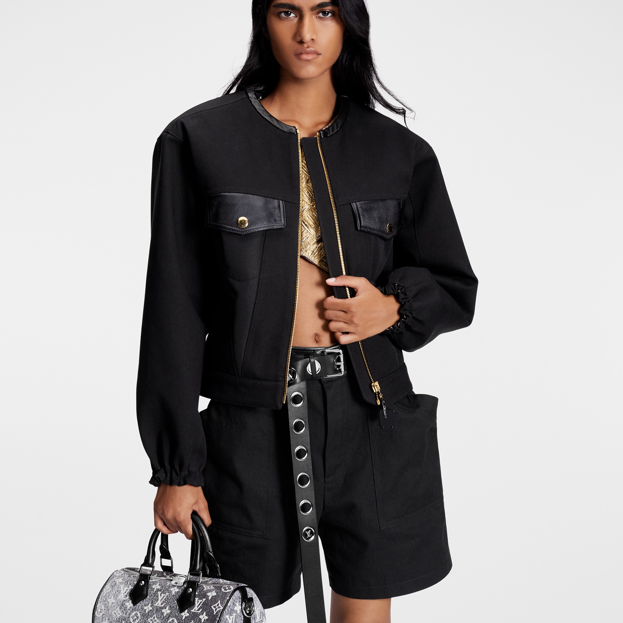 Ready to Wear Abrigos y chaquetas Chamarra de manga con volantes | Louis Vuitton ® (Ampliar producto)