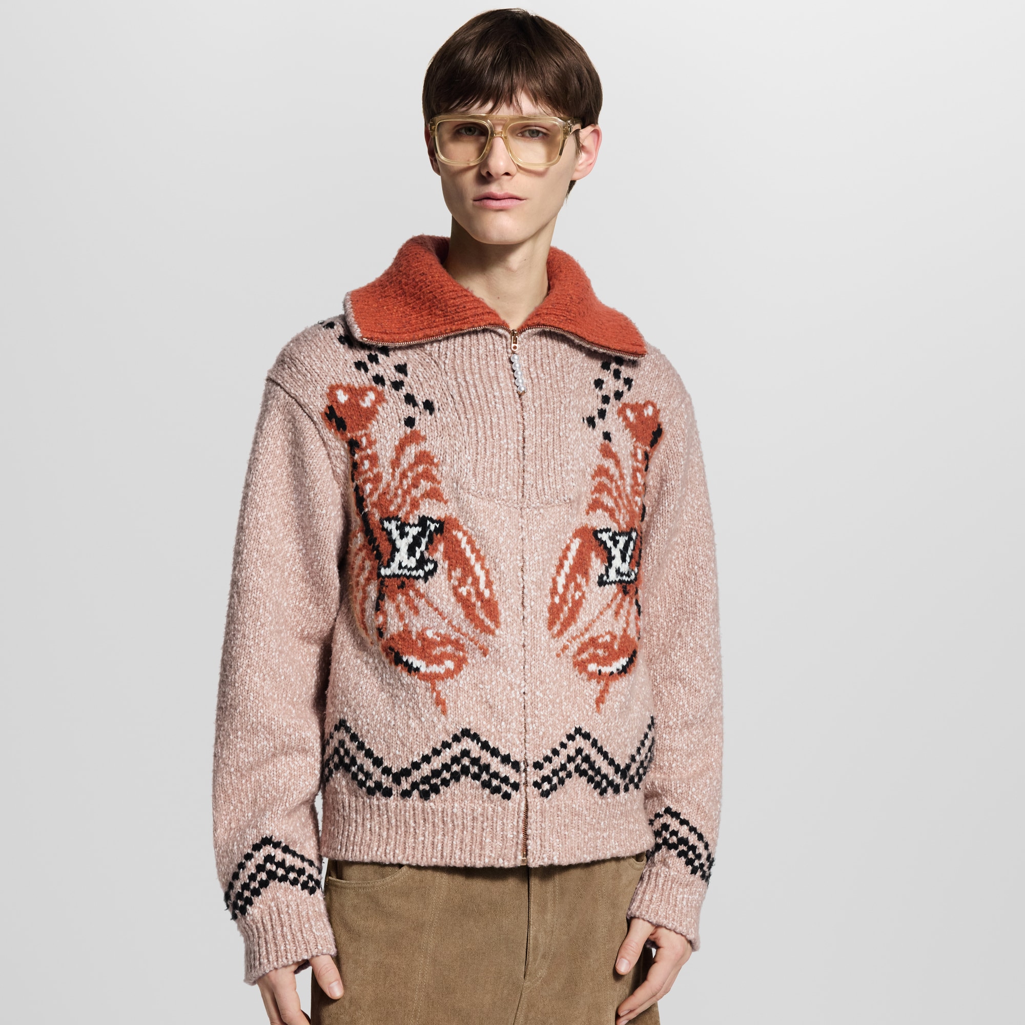  Ready to Wear Todo el Ready-To-Wear Chamarra de punto con cierre | Louis Vuitton ® (Ampliar producto)