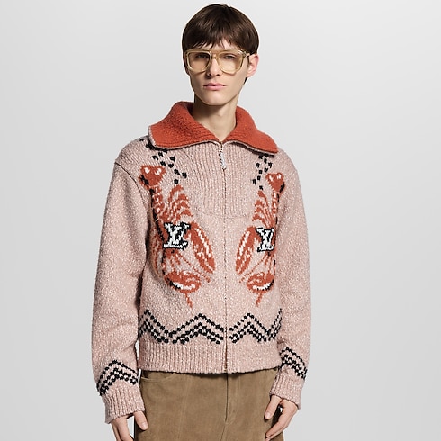 Ready to Wear Todo el Ready-To-Wear Chamarra de punto con cierre | Louis Vuitton ® (Ampliar producto)