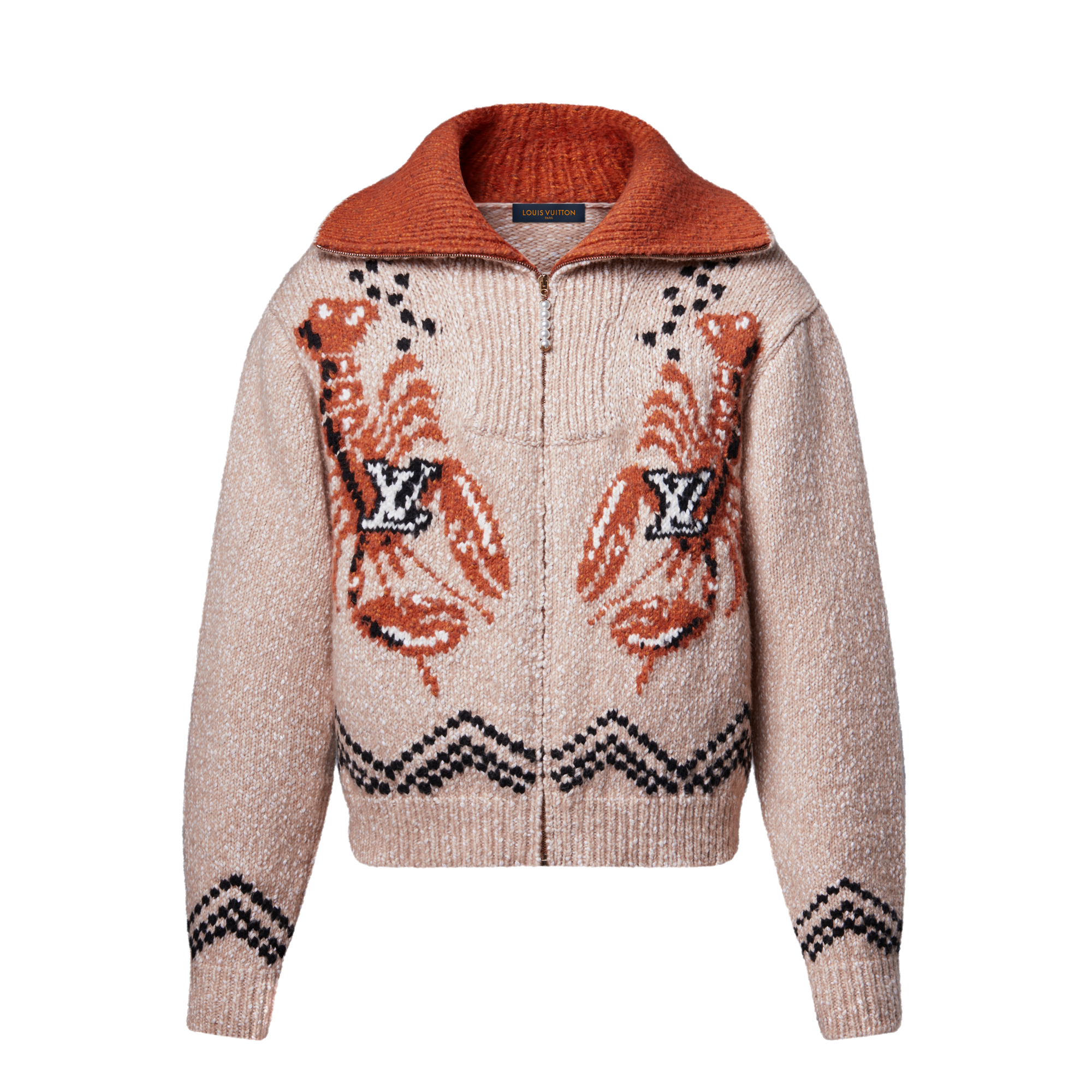  Ready to Wear Todo el Ready-To-Wear Chamarra de punto con cierre | Louis Vuitton ® (Ampliar producto)