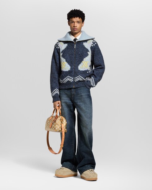 Ready to Wear Todo el Ready-To-Wear Chamarra de punto con cierre | Louis Vuitton ®