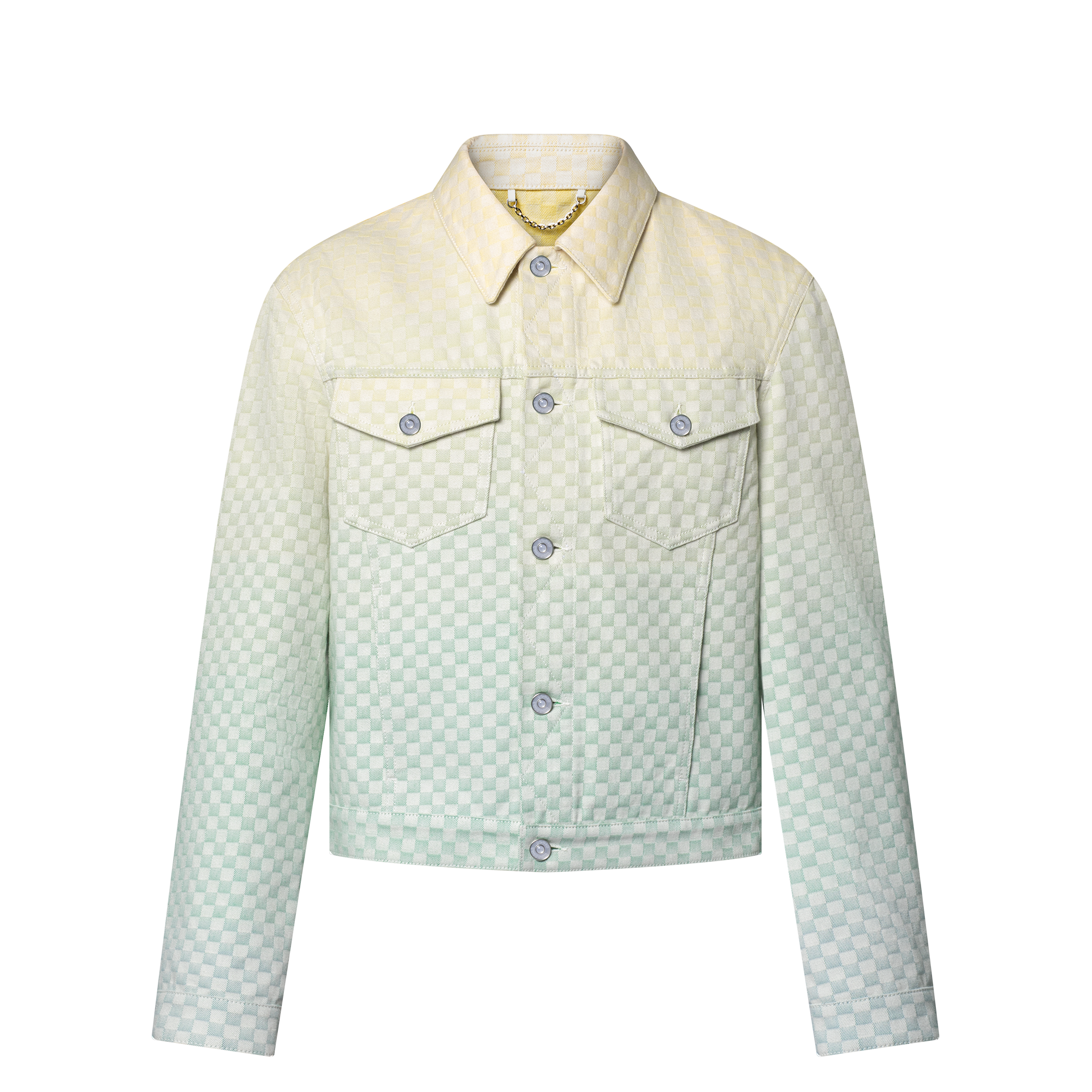  Ready to Wear Cazadoras y abrigos Chamarra denim con motivo Damier | Louis Vuitton ® (Ampliar producto)