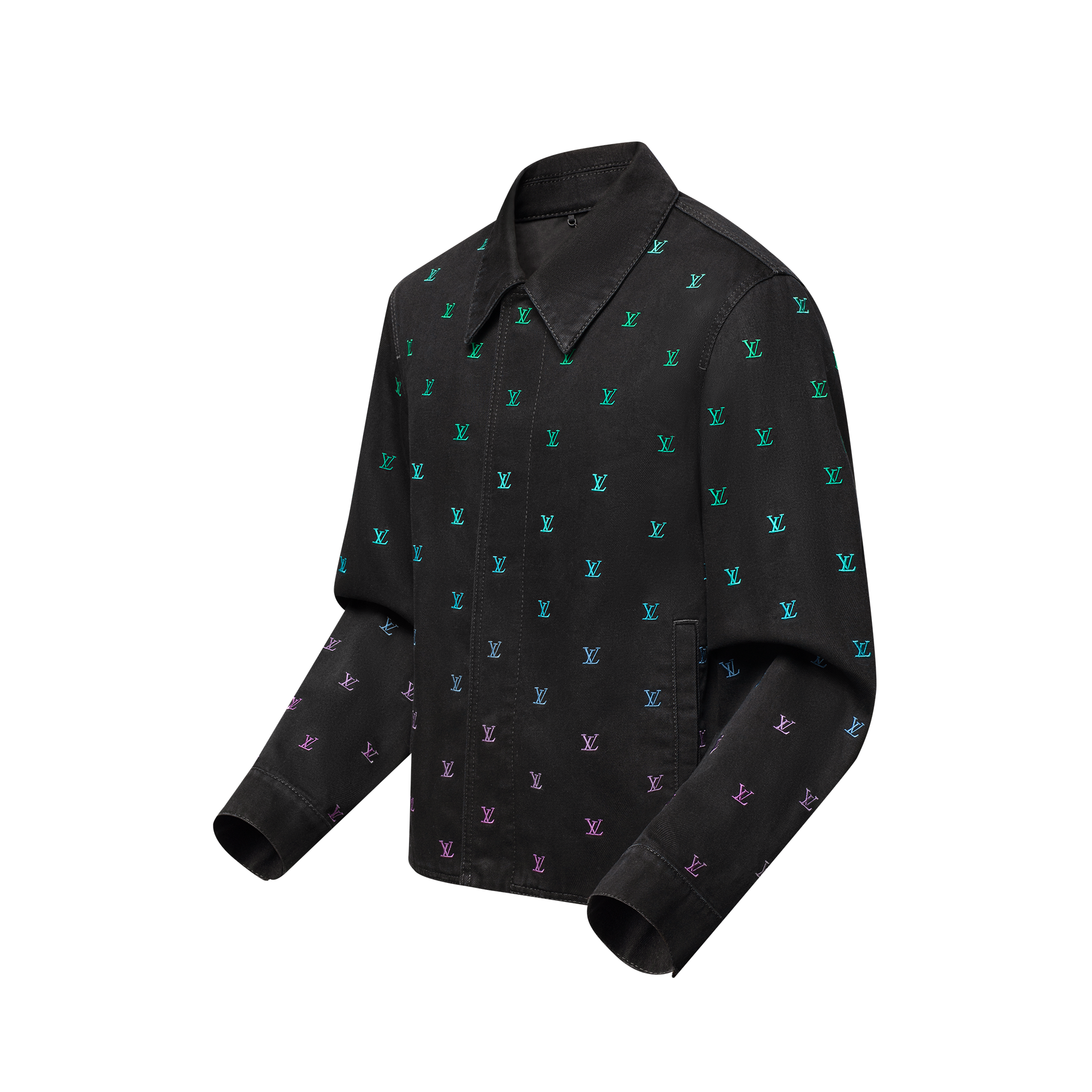  Ready to Wear Cazadoras y abrigos Chamarra denim con motivo LV Blason bordado | Louis Vuitton ® (Ampliar producto)