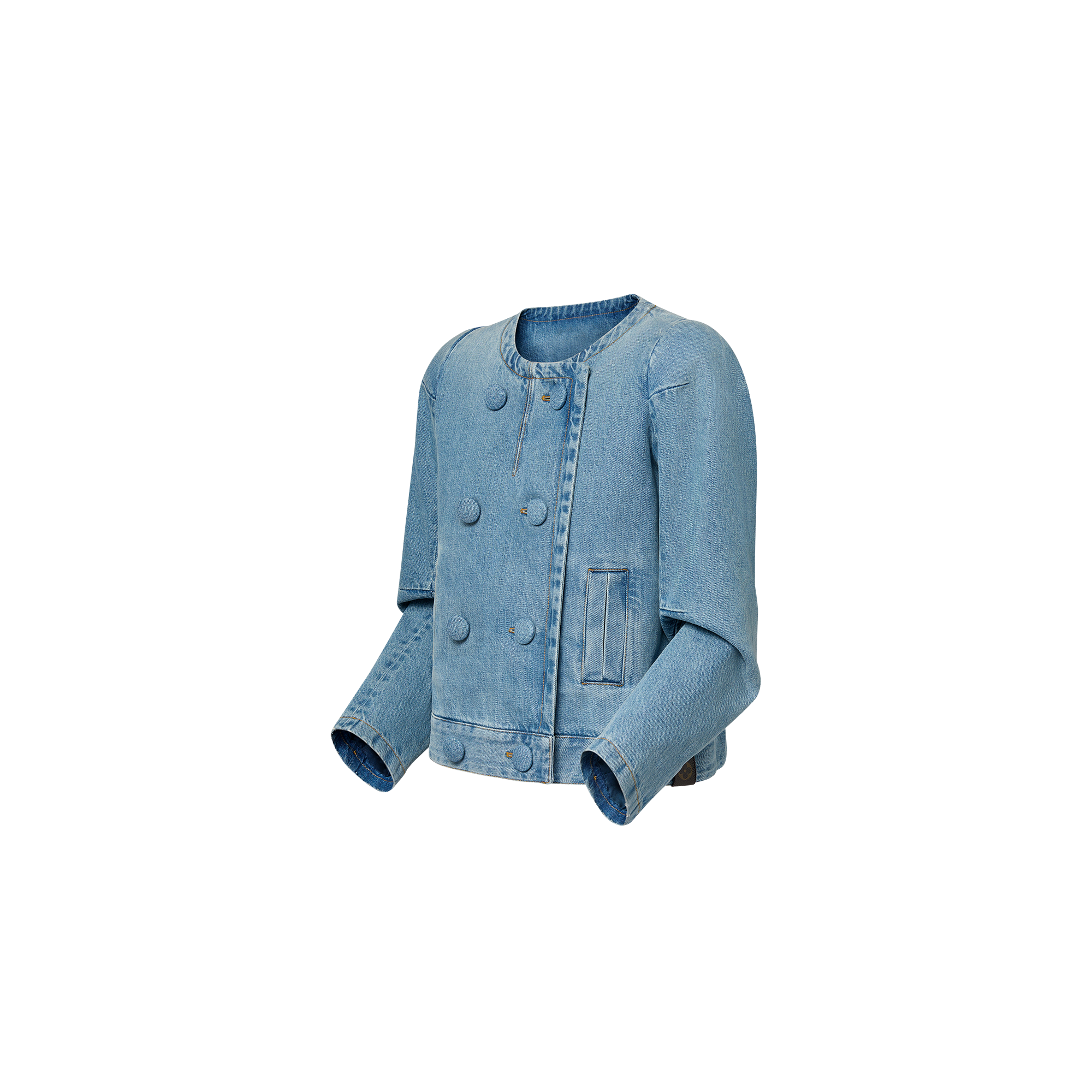  Ready to Wear Abrigos y chaquetas Chamarra denim de doble botonadura | Louis Vuitton ® (Ampliar producto)