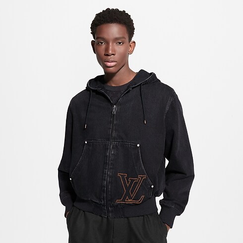 Ready-to-Wear Todo el Ready-To-Wear Chamarra denim de estilo utilitario con capucha | Louis Vuitton ® (Ampliar producto)