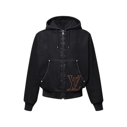 Ready-to-Wear Todo el Ready-To-Wear Chamarra denim de estilo utilitario con capucha | Louis Vuitton ® (Ampliar producto)